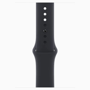 Ремешок Apple Watch 44/45/46/49mm силиконовый Black Sport Band