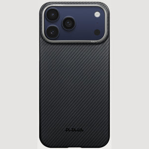 PITAKA Case with MagSafe for iPhone 17 Pro Edge Case - Carbon Black/Gray