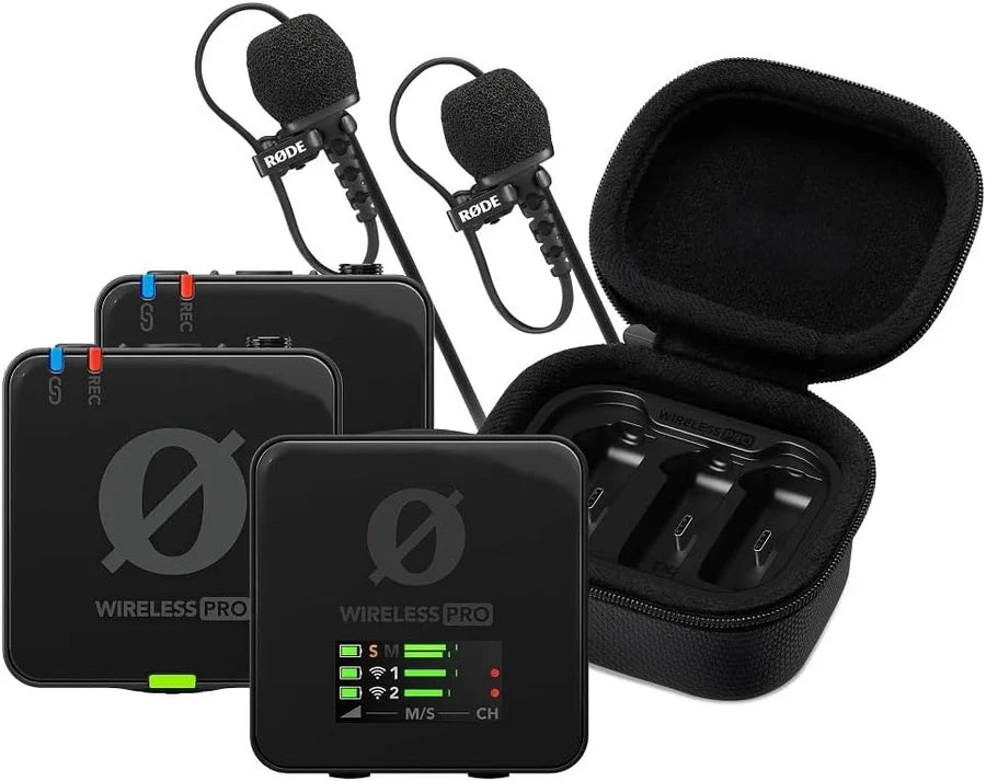 DJI Mic 2 Compact 2-Person Digital Microphone System/Recorder for Camera and Smartphone (2.4 GHz)