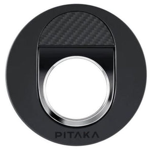 Suport magnetic PITAKA MagEZ Grip 2 pentru iPhone - Black/Gray