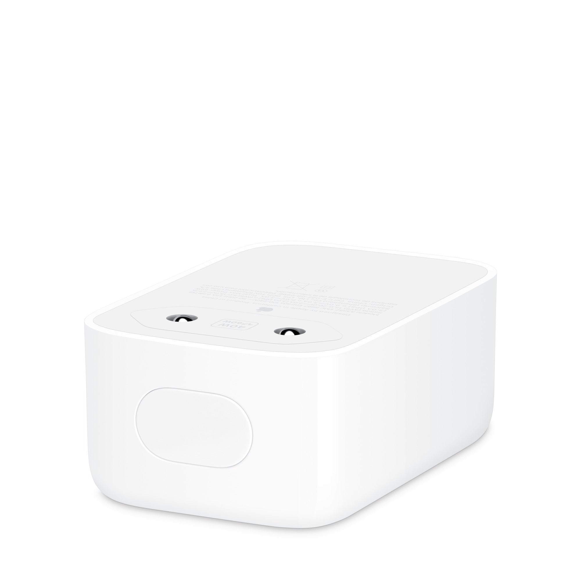 Apple 40W Dynamic Power Adapter, vedere laterală, iRestore Chișinău