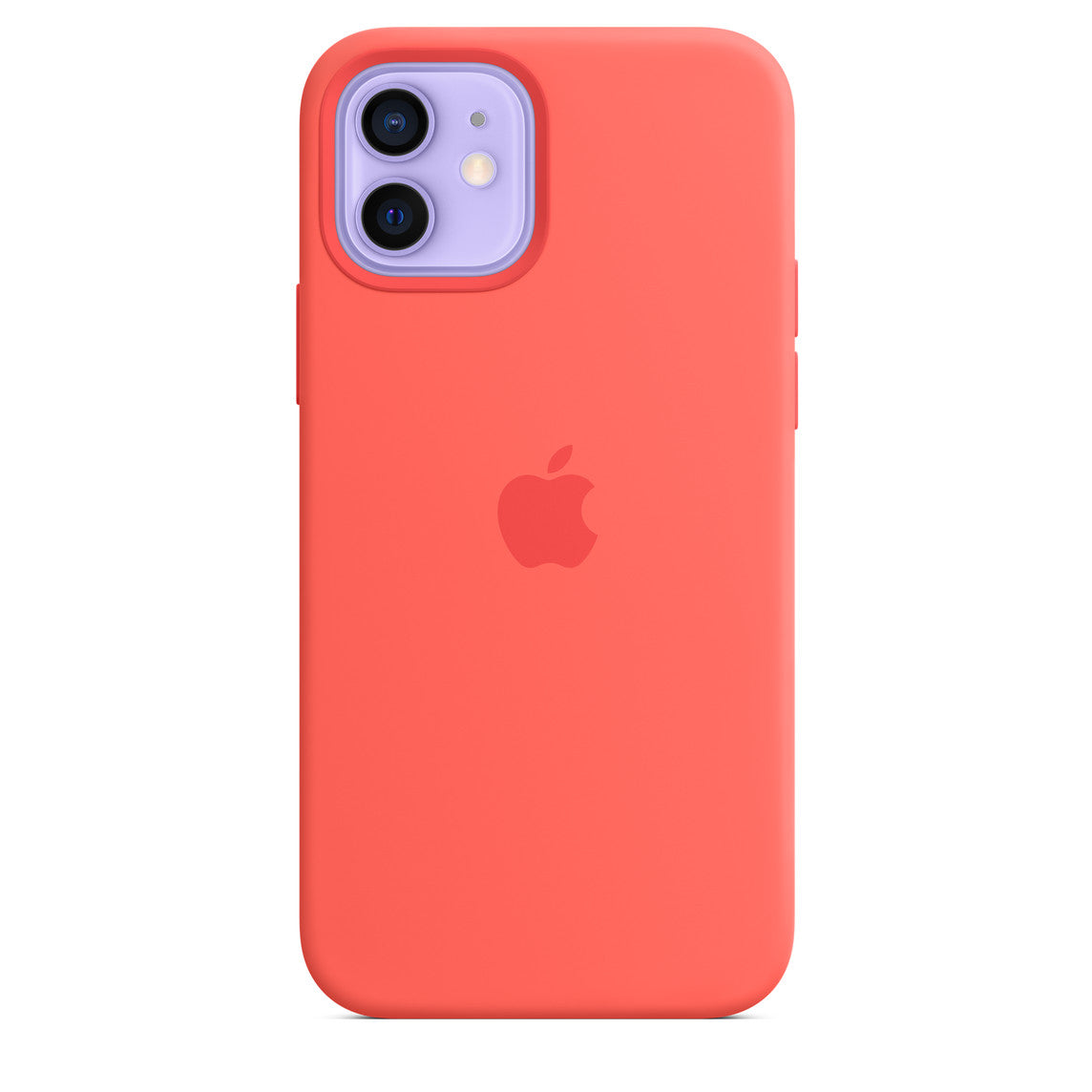 Husa Originala Silicon iPhone 12-12 Pro Pink Citrus