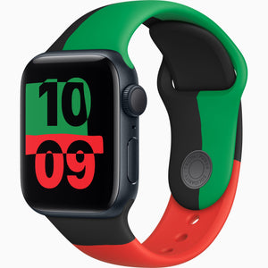 Apple Watch SE GPS 40mm Midnight Aluminum Case with Black Unity Sport Band  S/M