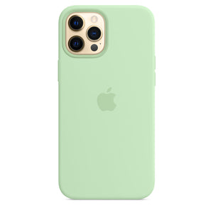 Оригинальный силиконовый чехол iPhone 12 Pro Max - Фисташковый