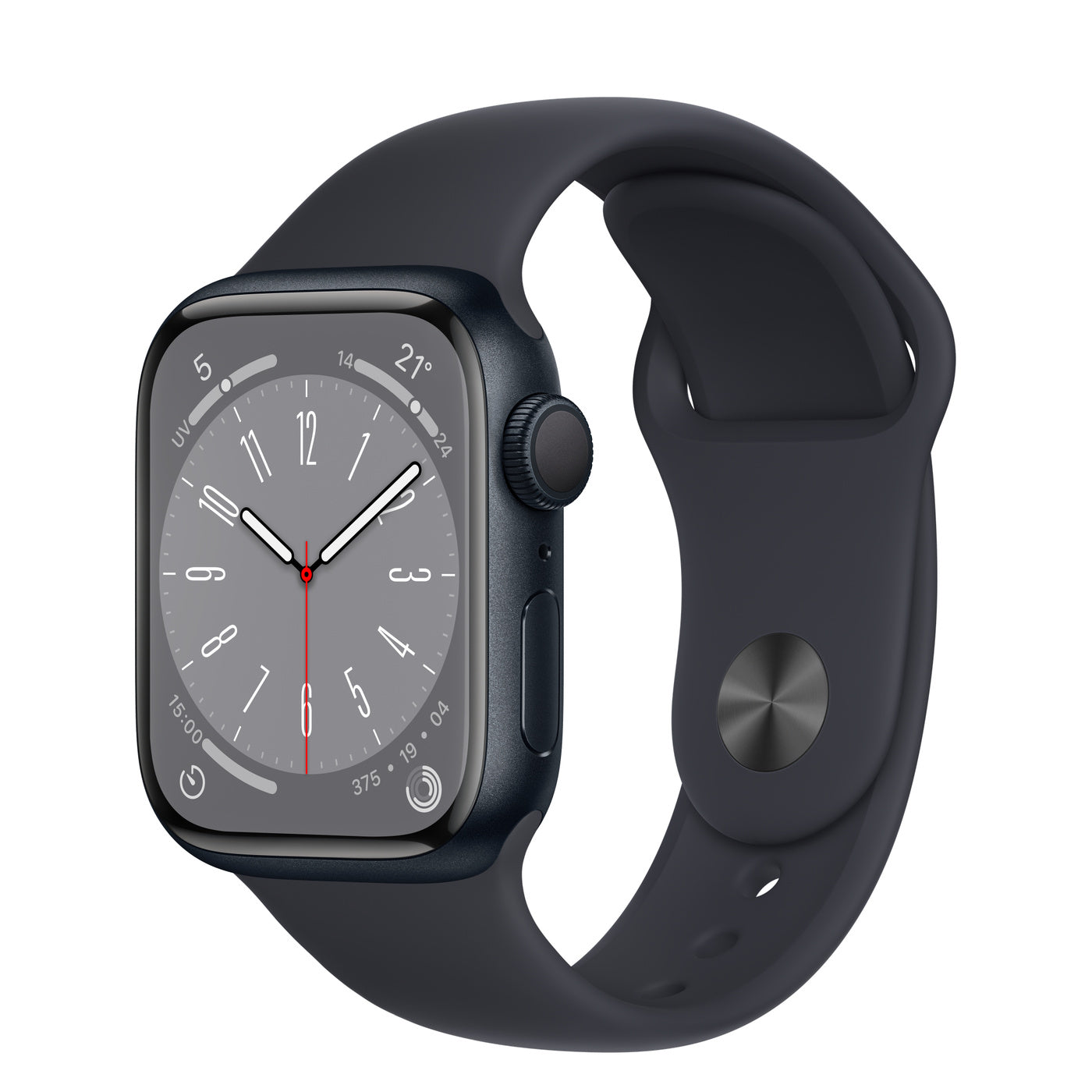 Apple Watch 44MM Silicon Standart Sport Band Black