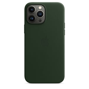 Husa Originala Piele iPhone 13 Pro Max - Sequoia Green