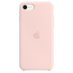 Оригинальный силиконовый чехол iPhone 7/8/SE - Мел Розовый