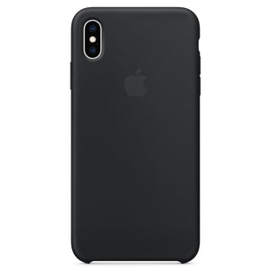 Оригинальный силиконовый чехол iPhone XS Max - Черный