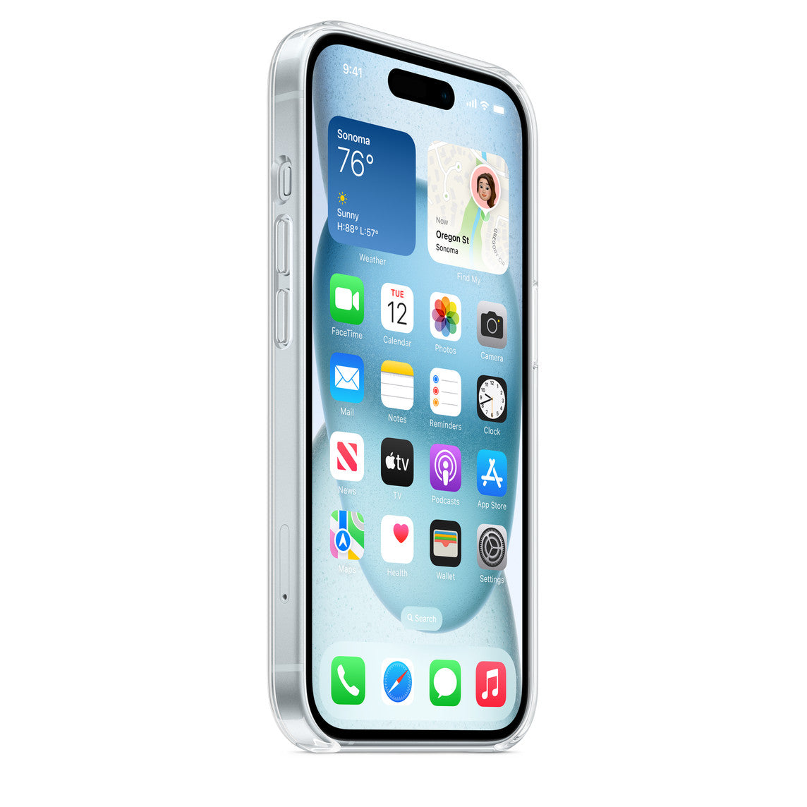 Husa Originala Apple Transparenta iPhone 15