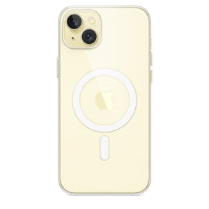 Оригинальный прозрачный чехол iPhone 15 Plus