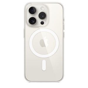 Оригинальный прозрачный чехол iPhone 15 Pro