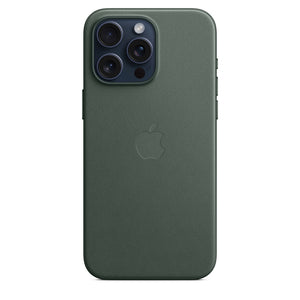 Оригинальный чехол Apple FineWoven iPhone 15 Pro Max - Эвергрин
