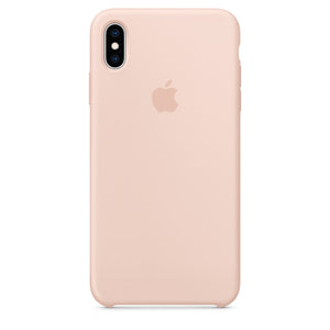 Оригинальный силиконовый чехол iPhone XS, Pink Sand