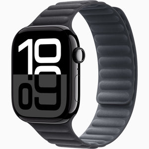Apple Watch Series 10 GPS 46mm Jet Black, bratara Magnetic Link Black
