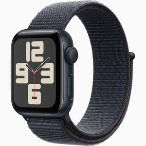 Apple Watch SE GPS 40mm Midnight Aluminum Case with Ink Sport Loop