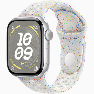 Apple Watch Series 10 GPS 42mm Silver, bratara Nike Pure Platinum S/M