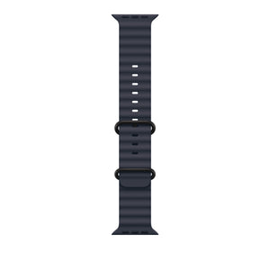 Ремешок Apple Watch Ultra Black Titanium 44/45/46/49mm Navy Ocean Band - Navy
