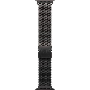 Ремешок Apple Watch Ultra Black Titanium 44/45/46/49mm Milanese Loop - Black S