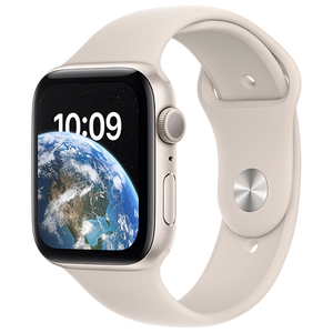 Apple Watch SE 2 GPS, 40MM Aluminium Case with Starlight Sport Band - 40MM Starlight