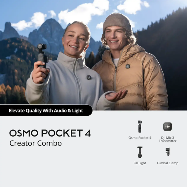 DJI Osmo Pocket 4 Creator Combo Black — iRestore Chișinău