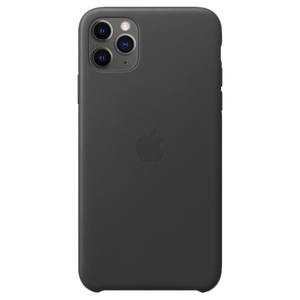 Оригинальный кожаный чехол iPhone 11 Pro Max - Black
