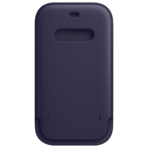 Оригинальный кожаный чехол iPhone 12 mini Sleeve Deep Violet