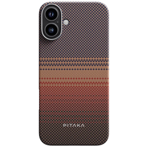 Чехол PITAKA с MagSafe iPhone 16 Plus ультратонкий арамидный - Закат