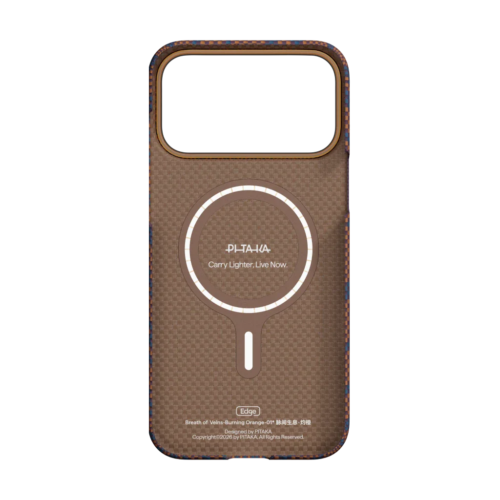 PITAKA Burning Orange iPhone 17 Pro
