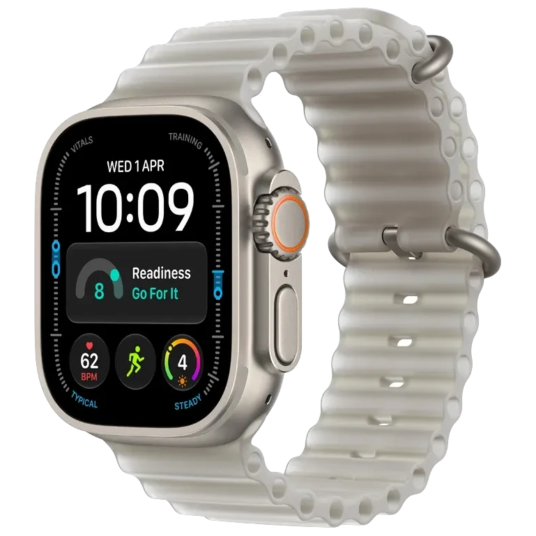 Apple Watch Ultra 4 GPS + Cellular 49mm Natural, Ocean Band Translucent Gray