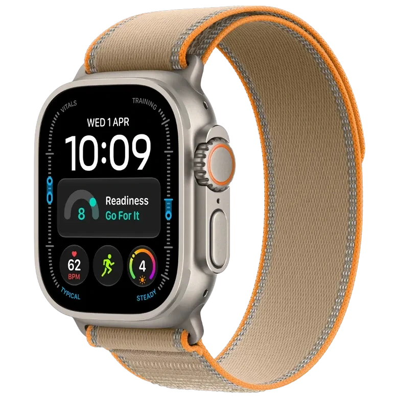 Apple Watch Ultra 4 GPS + Cellular 49mm Natural, Trail Loop Sand S/M