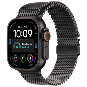 Apple Watch Ultra 4 GPS + Cellular 49mm Black, Milanese Loop Black Titanium S