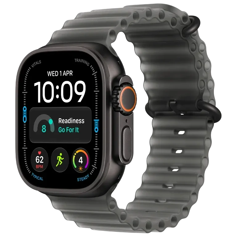 Apple Watch Ultra 4 GPS + Cellular 49mm Black, Ocean Band Translucent Black