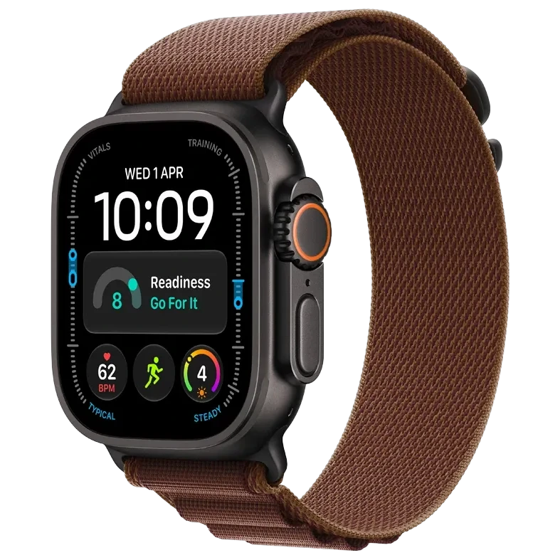 Apple Watch Ultra 4 GPS + Cellular 49mm Black, Alpine Loop Burgundy M
