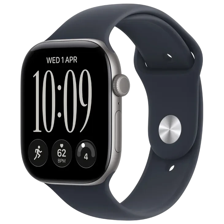 Apple Watch Series 12 GPS 42mm Space Gray, Sport Band Navy Blue S/M