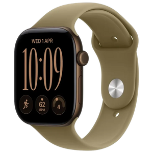 Apple Watch Series 12 GPS 42mm Dark Bronze, Sport Band Olive S/M