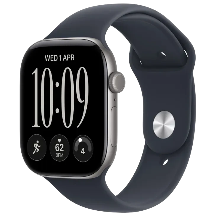 Apple Watch Series 12 GPS 46mm Space Gray, Sport Band Navy Blue M/L
