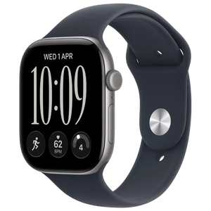 Apple Watch Series 12 GPS 46mm Space Gray, Sport Band Navy Blue M/L