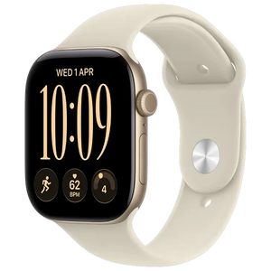 Apple Watch Series 12 GPS 46mm Light Gold, Sport Band Sand M/L