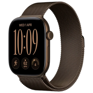 Apple Watch Series 12 GPS 46mm Dark Bronze, Milanese Loop S/M