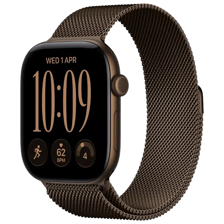 Apple Watch Series 12 GPS 46mm Dark Bronze, Milanese Loop M/L