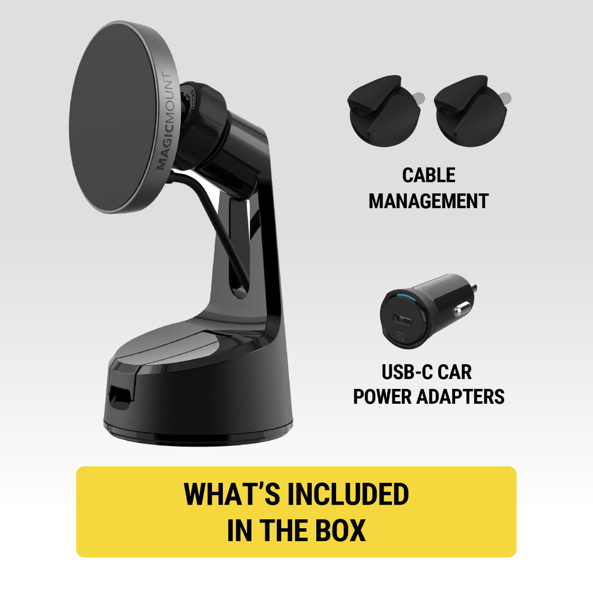 Suport auto Scosche MagicMount Charge Pro MagSafe Qi2, iRestore Chișinău