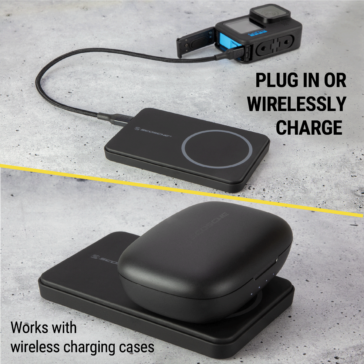 Baterie externă magnetică Scosche GoBat MS 5K neagră MagSafe, iRestore Chișinău