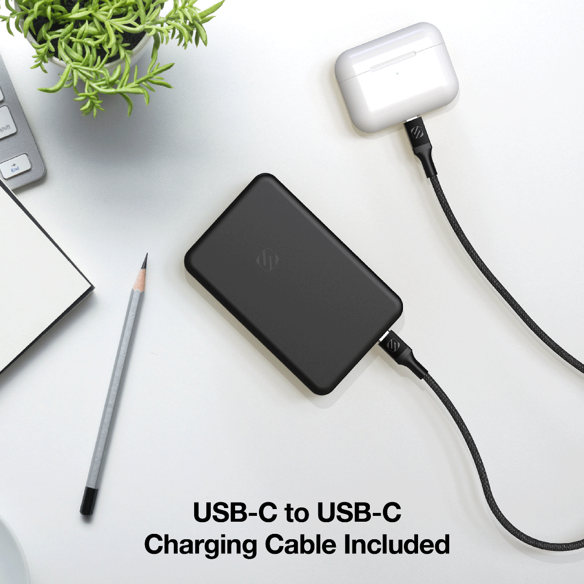 Baterie externă magnetică Scosche GoBat MS 5K neagră MagSafe, iRestore Chișinău