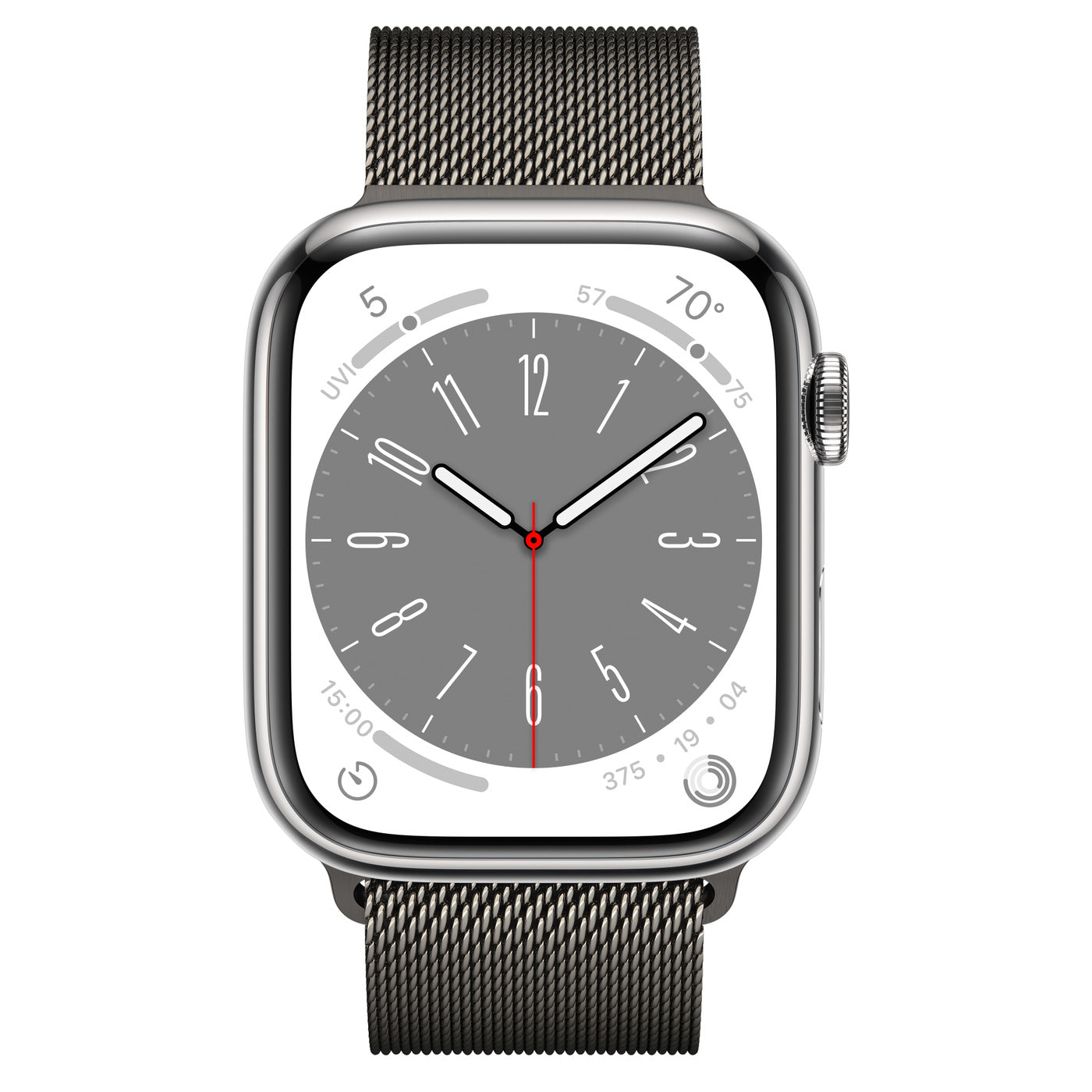 Stainless Steel Case with Milanese Loop
