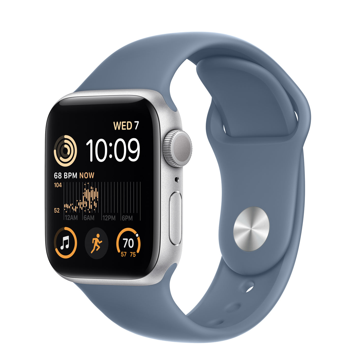 Apple Watch Silver Aluminum Case with Sport Band