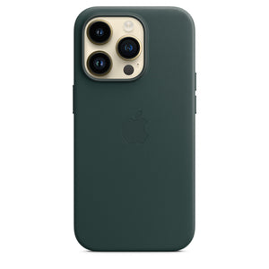 Husa Originala Piele iPhone 14 Pro - Forest Green