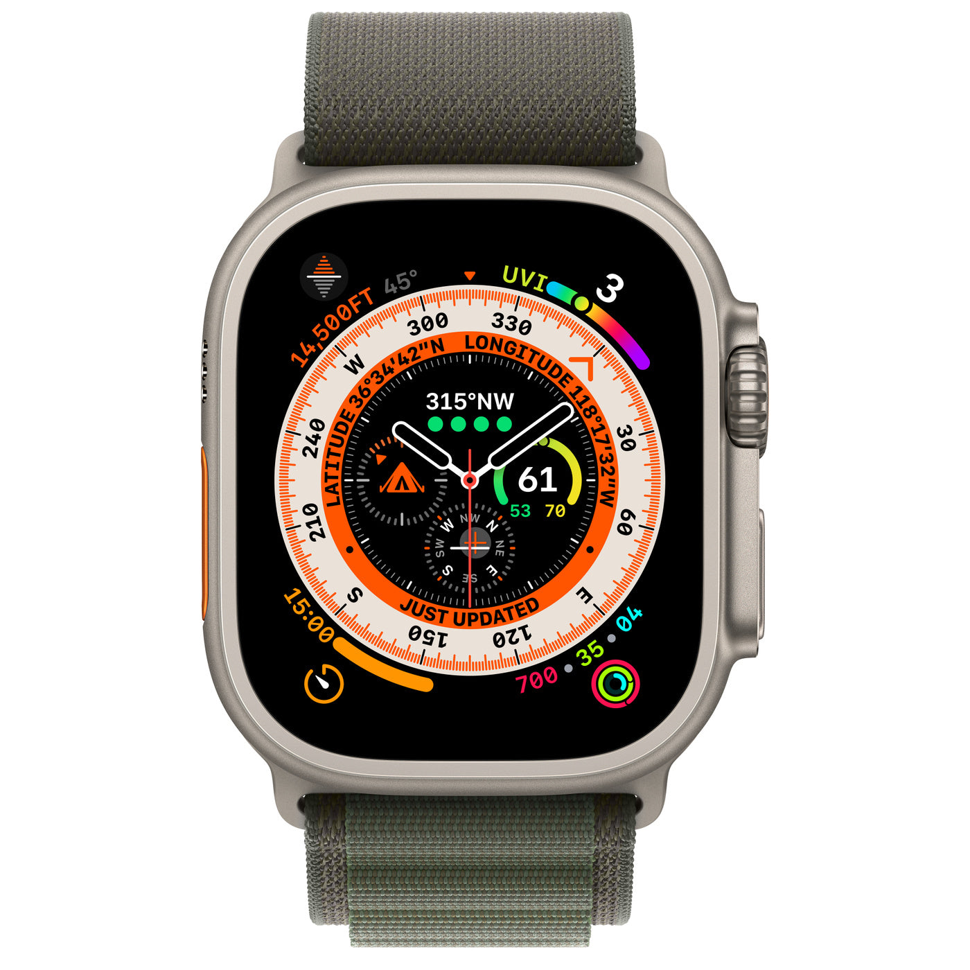 Apple Watch Ultra Titanium Case-Alpine Loop