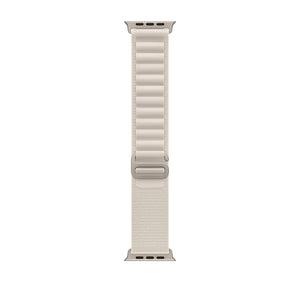 Ремешок Apple Watch Ultra Natural Titanium 44/45/46/49mm Starlight Alpine Loop - Starlight S
