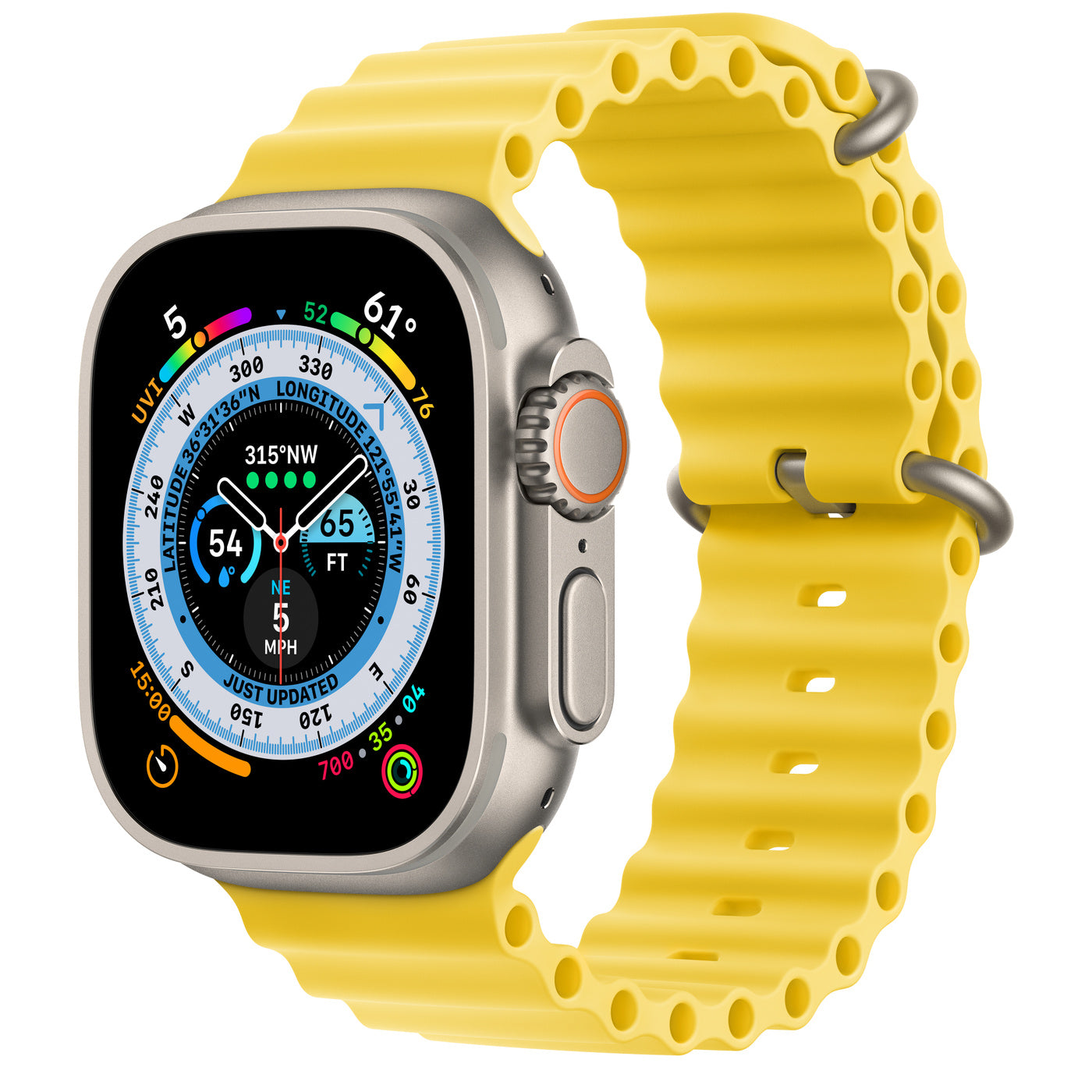 Apple Watch Ultra Titanium Case-Ocean Band