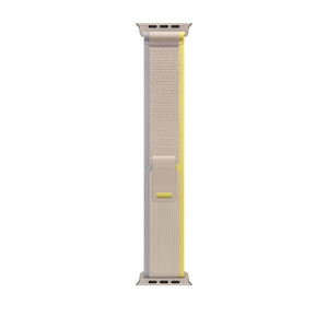 Ремешок Apple Watch Ultra Natural Titanium 44/45/46/49mm Yellow/Beige Trail Loop - Желтый/Бежевый S/M